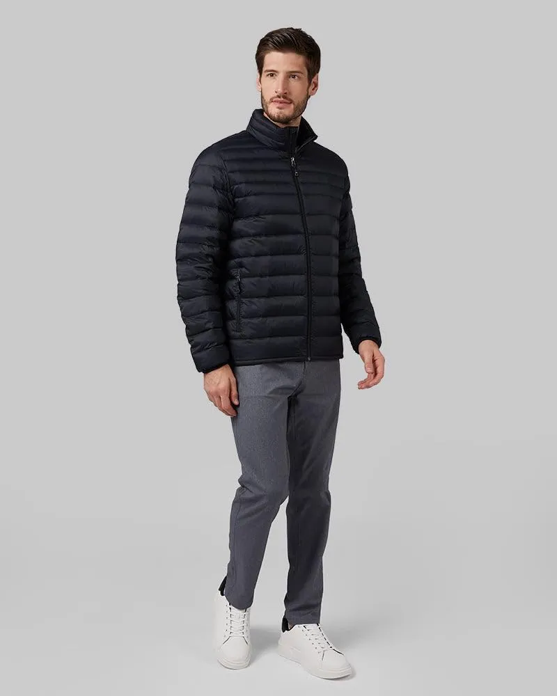 32 Degrees Men's Ultra-Light Down Packable Jacket | Layering | Zippered Pockets | Water Repellent