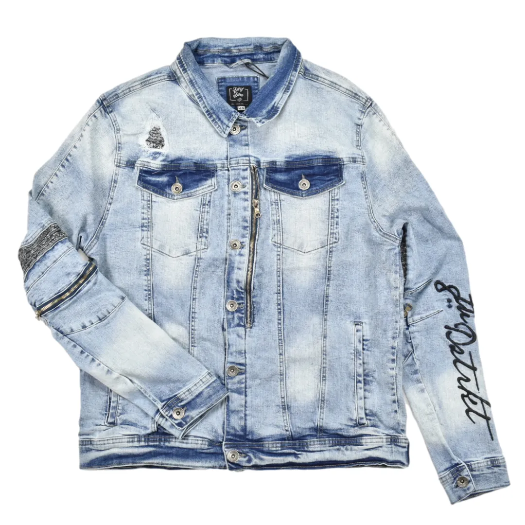 8IGHTH DSTRKT BANDANA DENIM JACKET - DF0321
