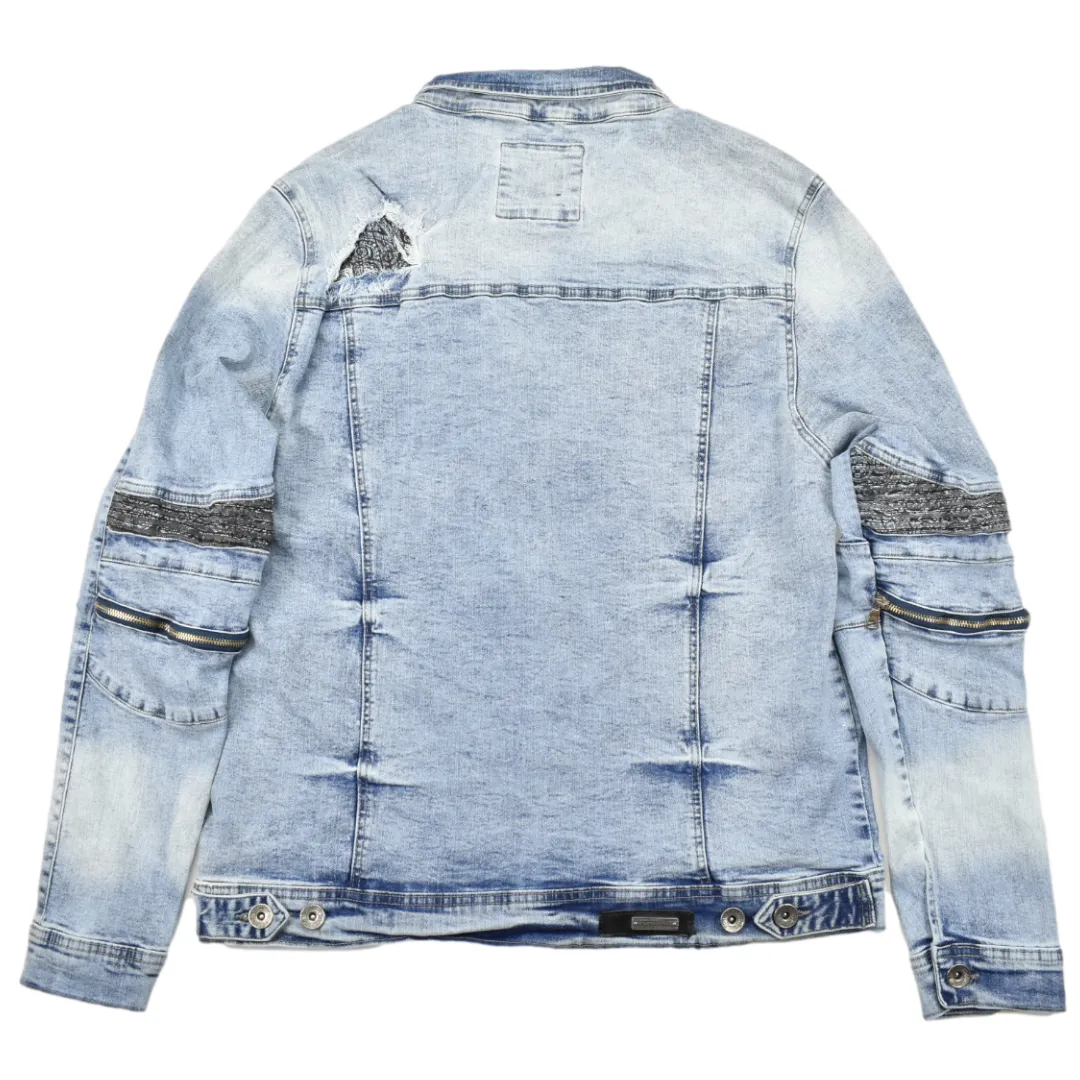 8IGHTH DSTRKT BANDANA DENIM JACKET - DF0321