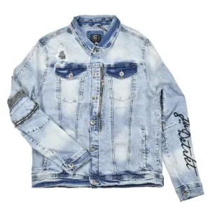 8IGHTH DSTRKT BANDANA DENIM JACKET - DF0321