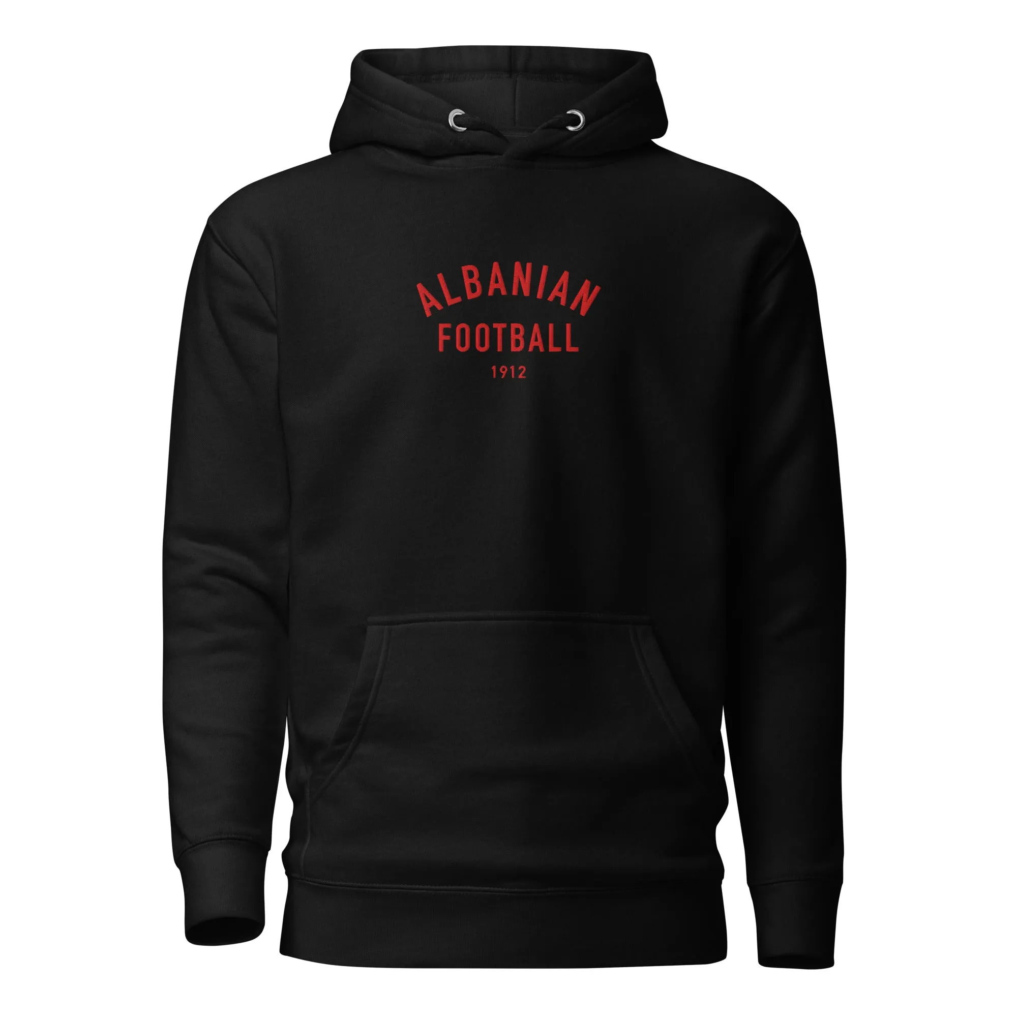 Albanian Football Embroidered Hoodie