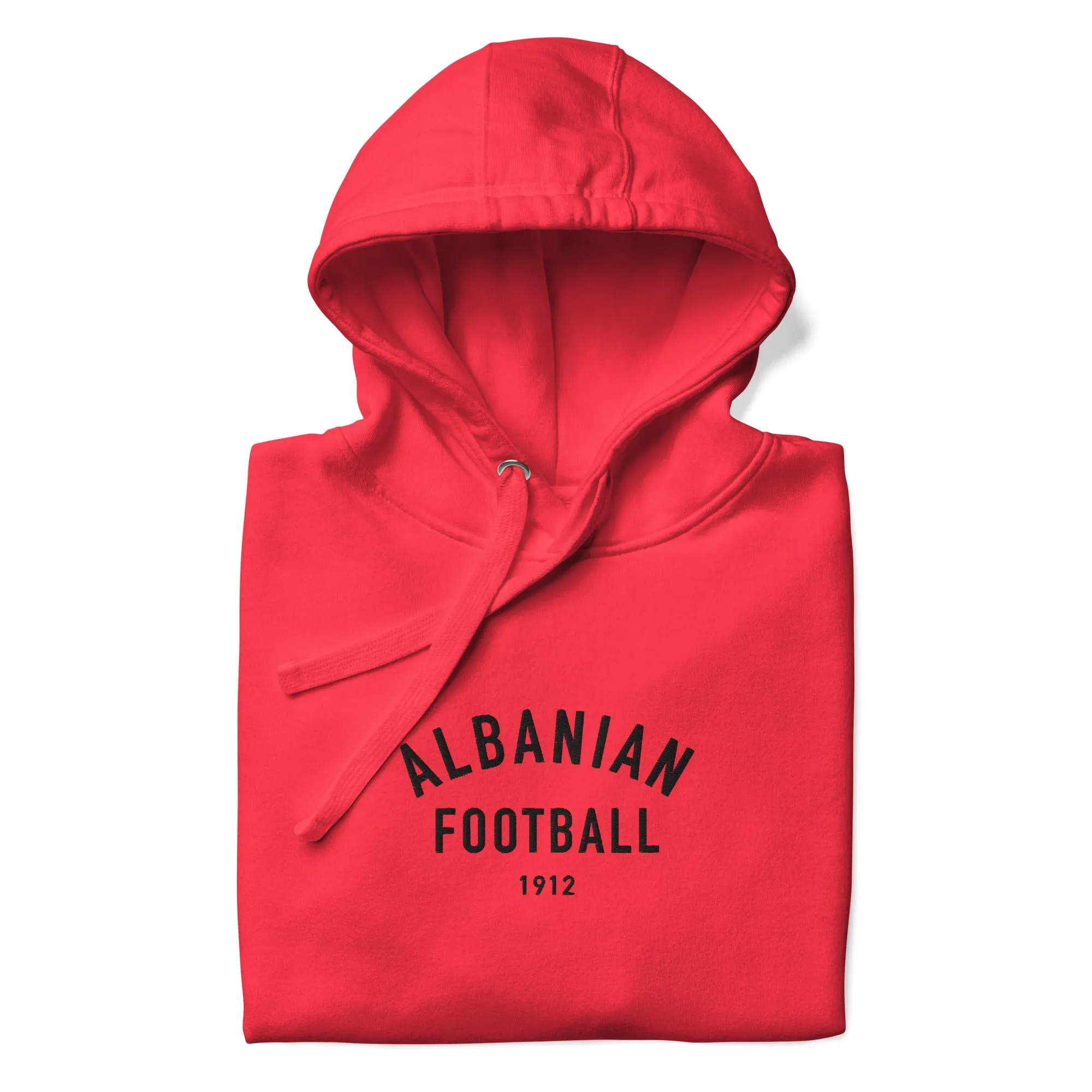 Albanian Football Embroidered Hoodie