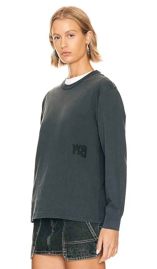 Alexander Wang Essential Tee in Charcoal