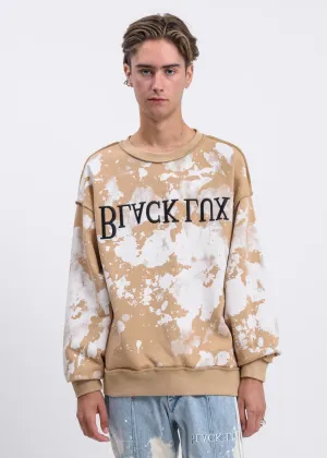Beige Splatter Sweatshirt