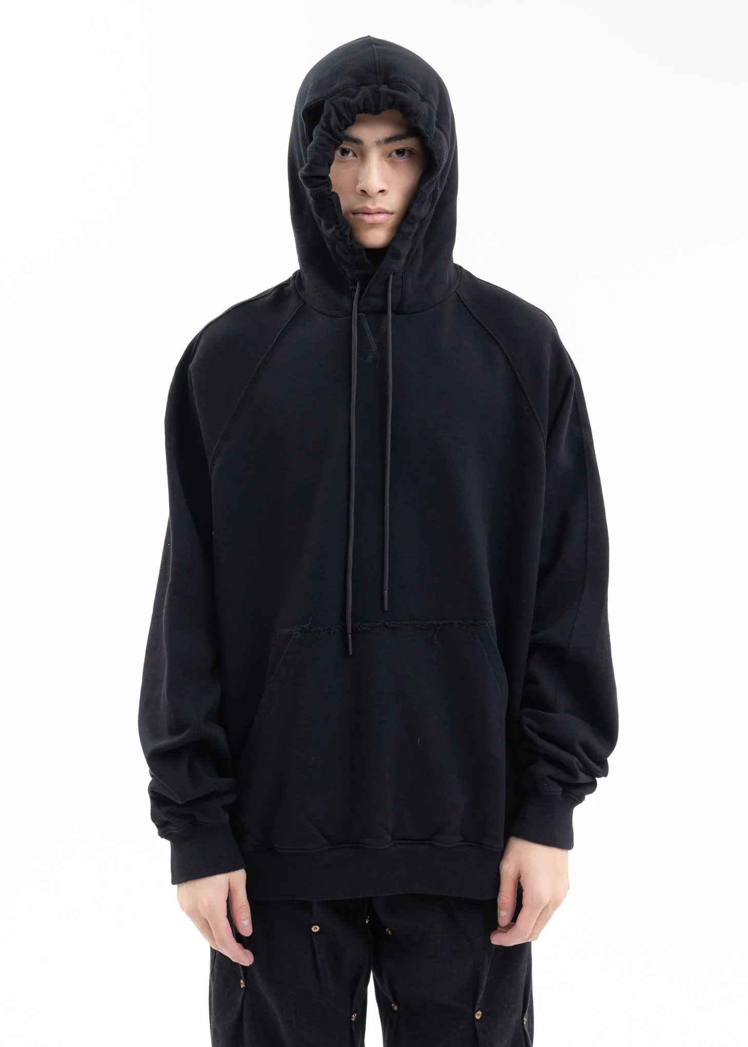 BLACK FLOWER MEN HOODIE