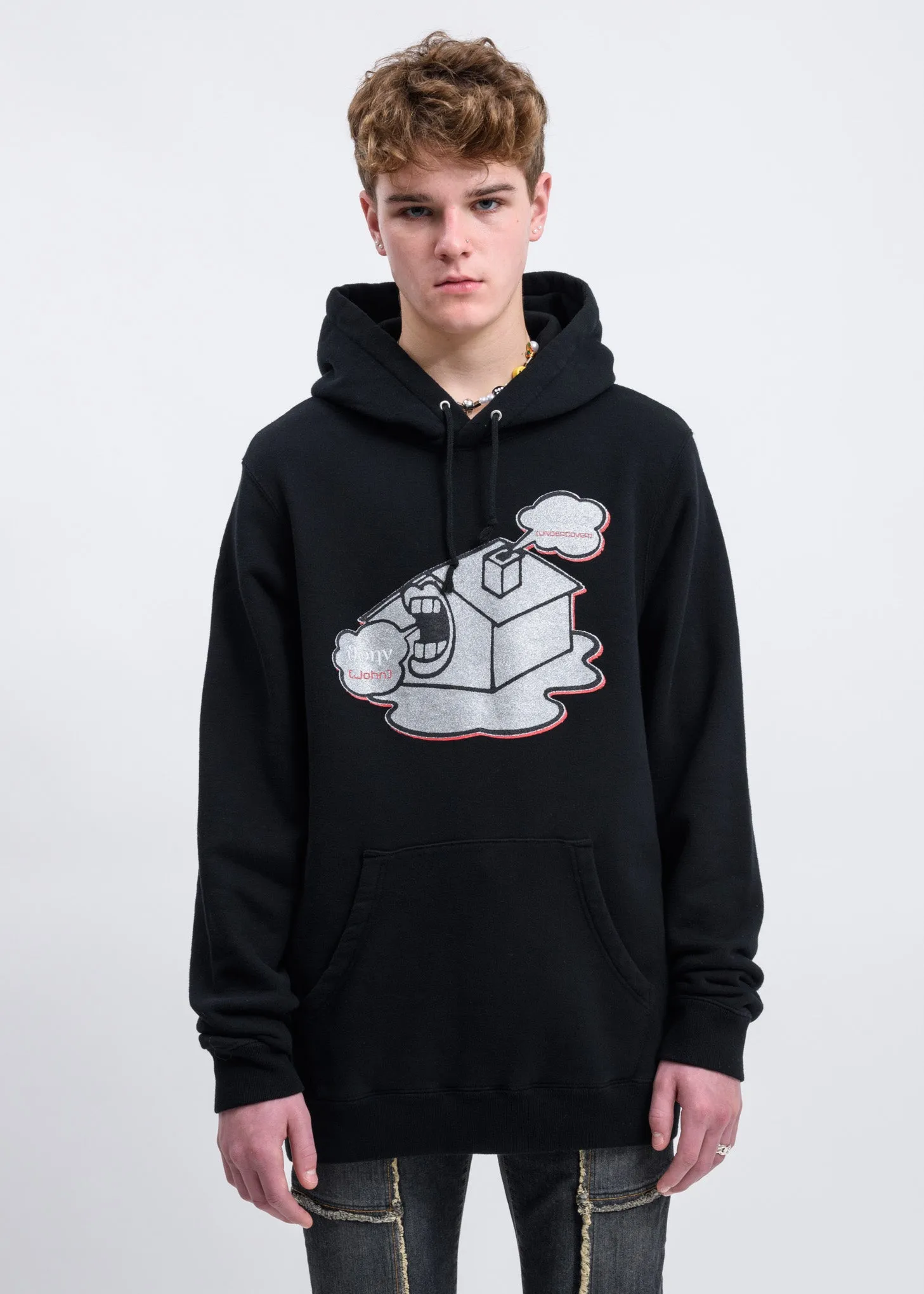Black Silver House Hoodie