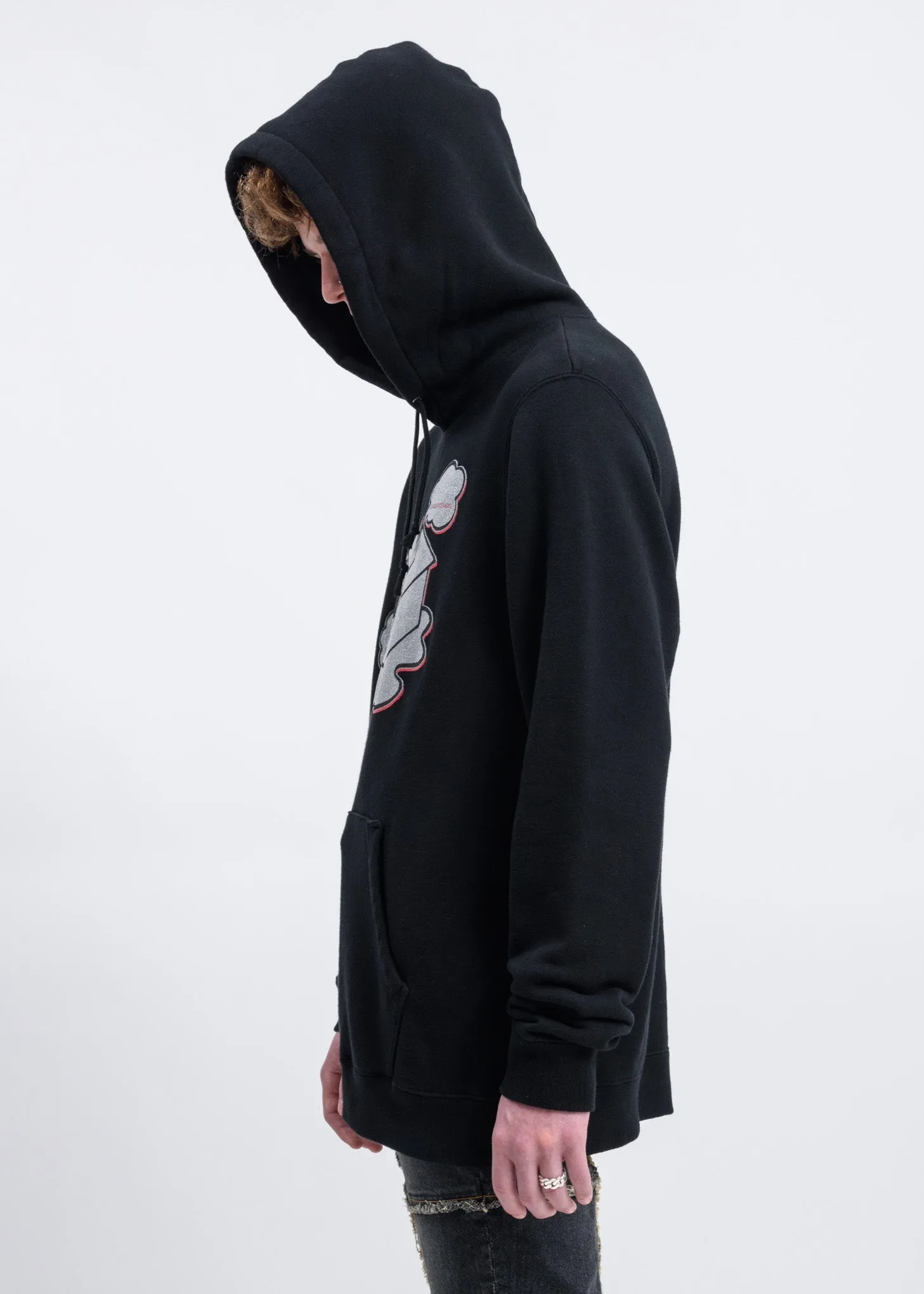 Black Silver House Hoodie