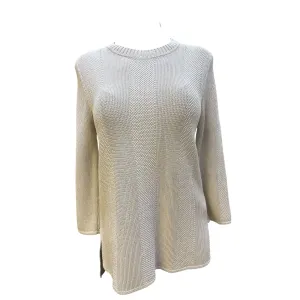 Boss Hugo Boss Cream Textured Knit Sweater Size M