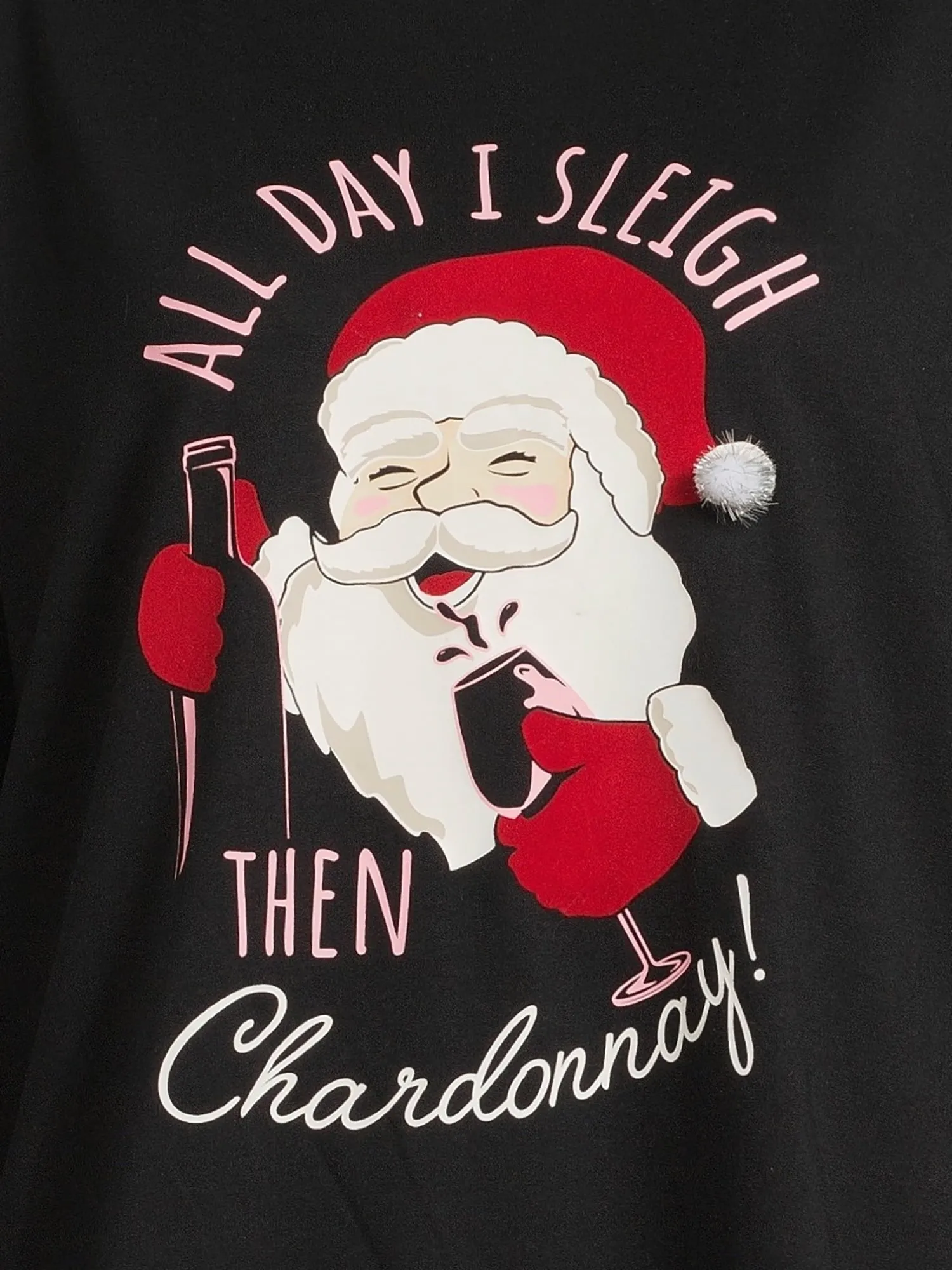 Christmas Women's Plus Size All Day Sleigh Graphic Sweatshirt from Feeling Festive