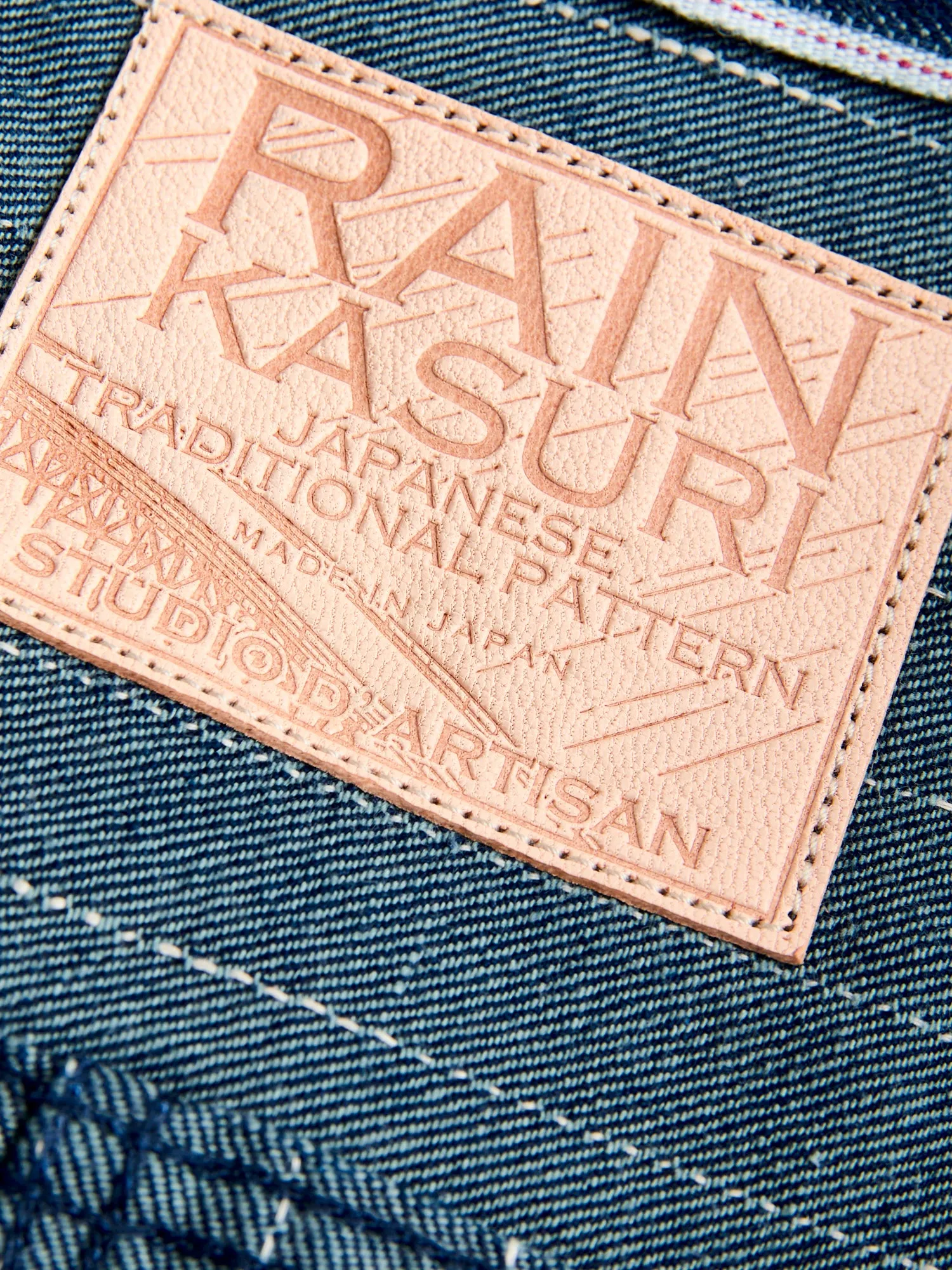 D4589 "Rain Kasuri" 14oz Selvedge Type-2 Jacket in Indigo