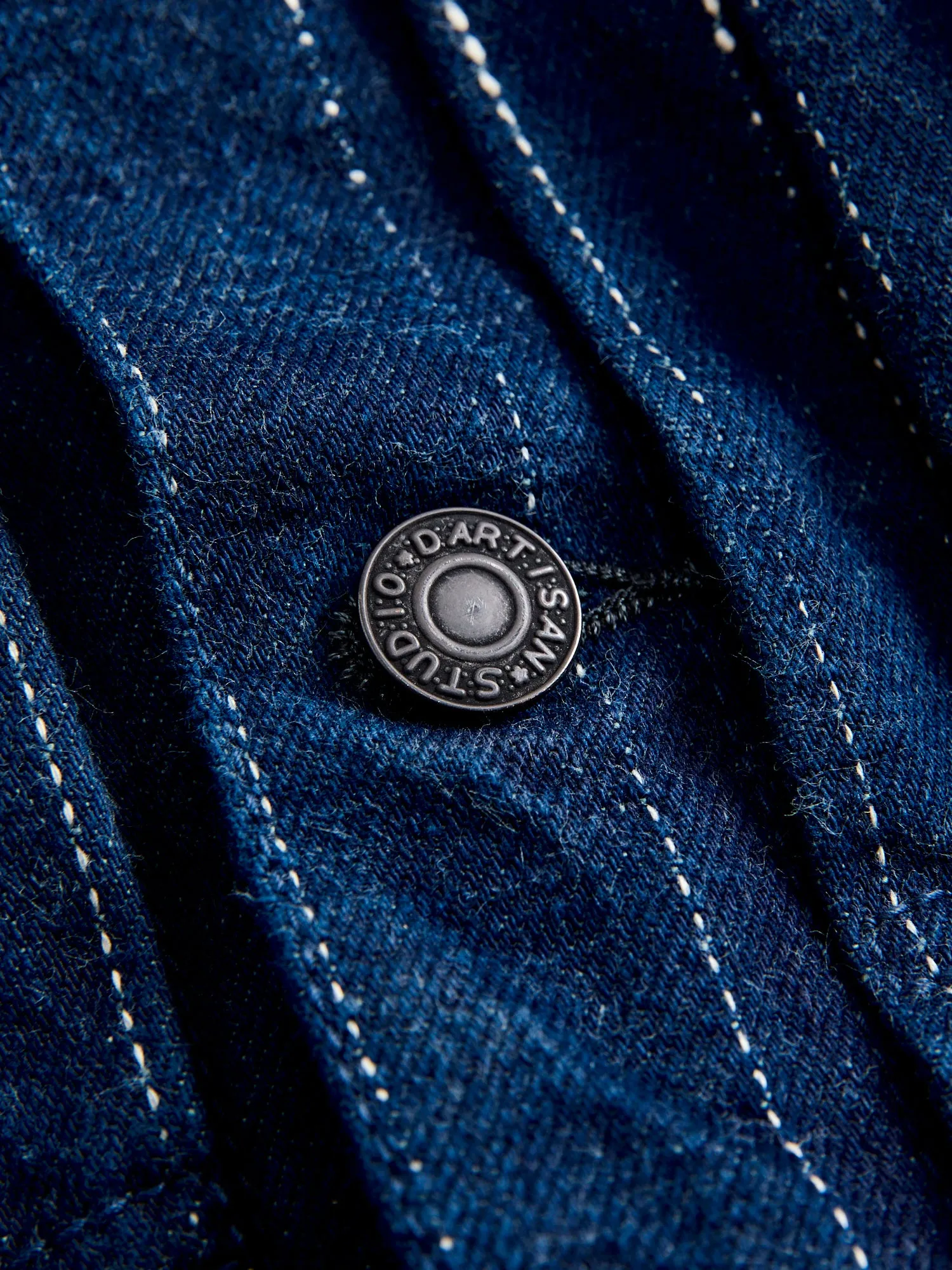 D4589 "Rain Kasuri" 14oz Selvedge Type-2 Jacket in Indigo