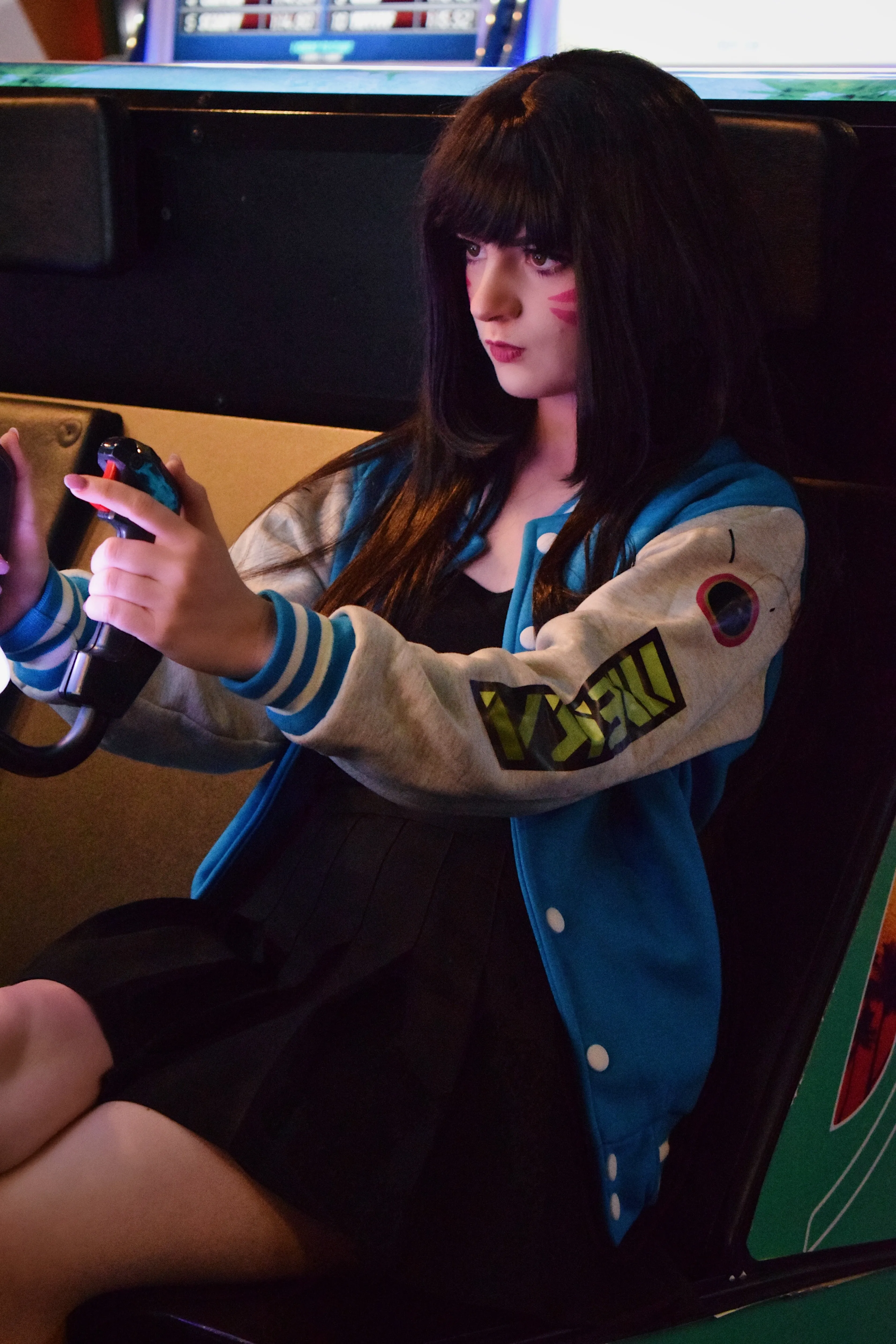 DAZCOS US Size Blue Baseball Letterman Jackets with Pockets