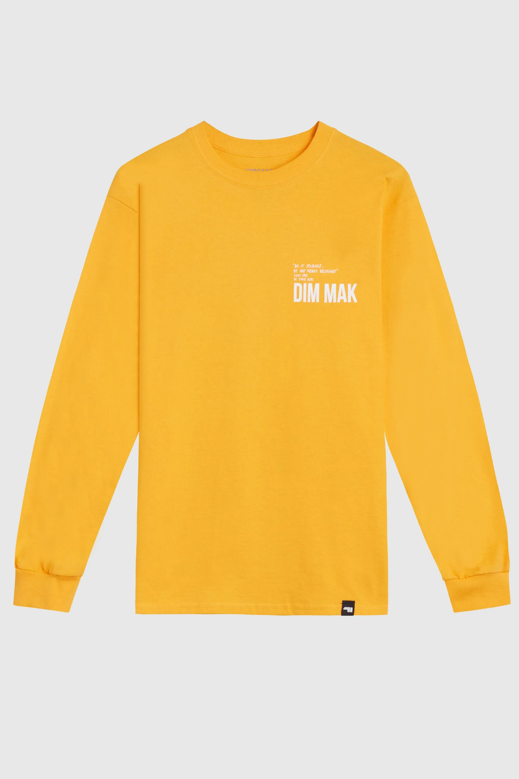 Dim Mak Essential 2.0 Long Sleeve Tee - Gold