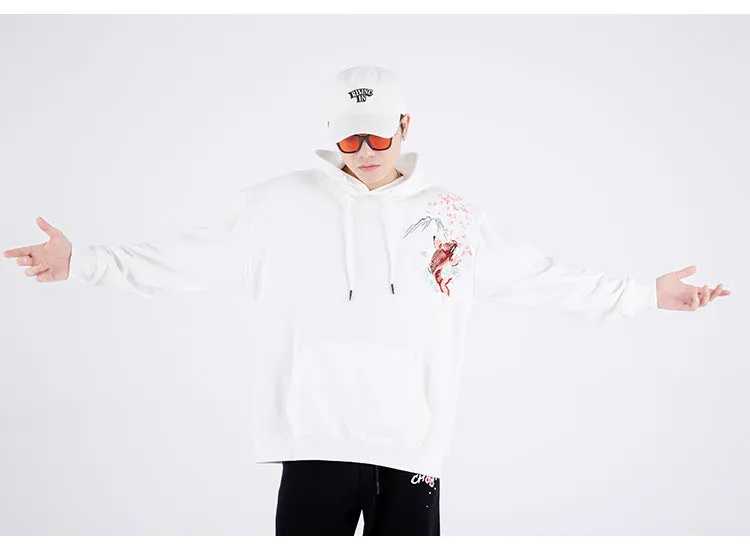 Embroidered Koi Hoodie - AXIS16