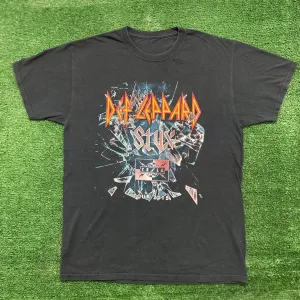 Essential Def Leppard Styx Tesla Rock Metal Band T-Shirt
