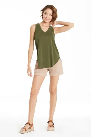 ESTHER POCKET TANK CHIVE