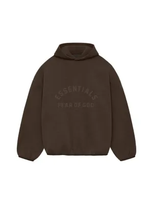 Fear of God Essentials Nylon Fleece Hoodie SS24 Heather Wood