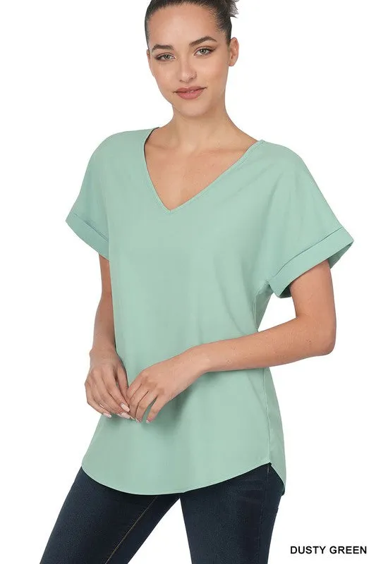 Good Girl V-Neck Short Sleeve (Multiple Colors) (SALE)