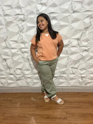 Green Jogger with Shirt