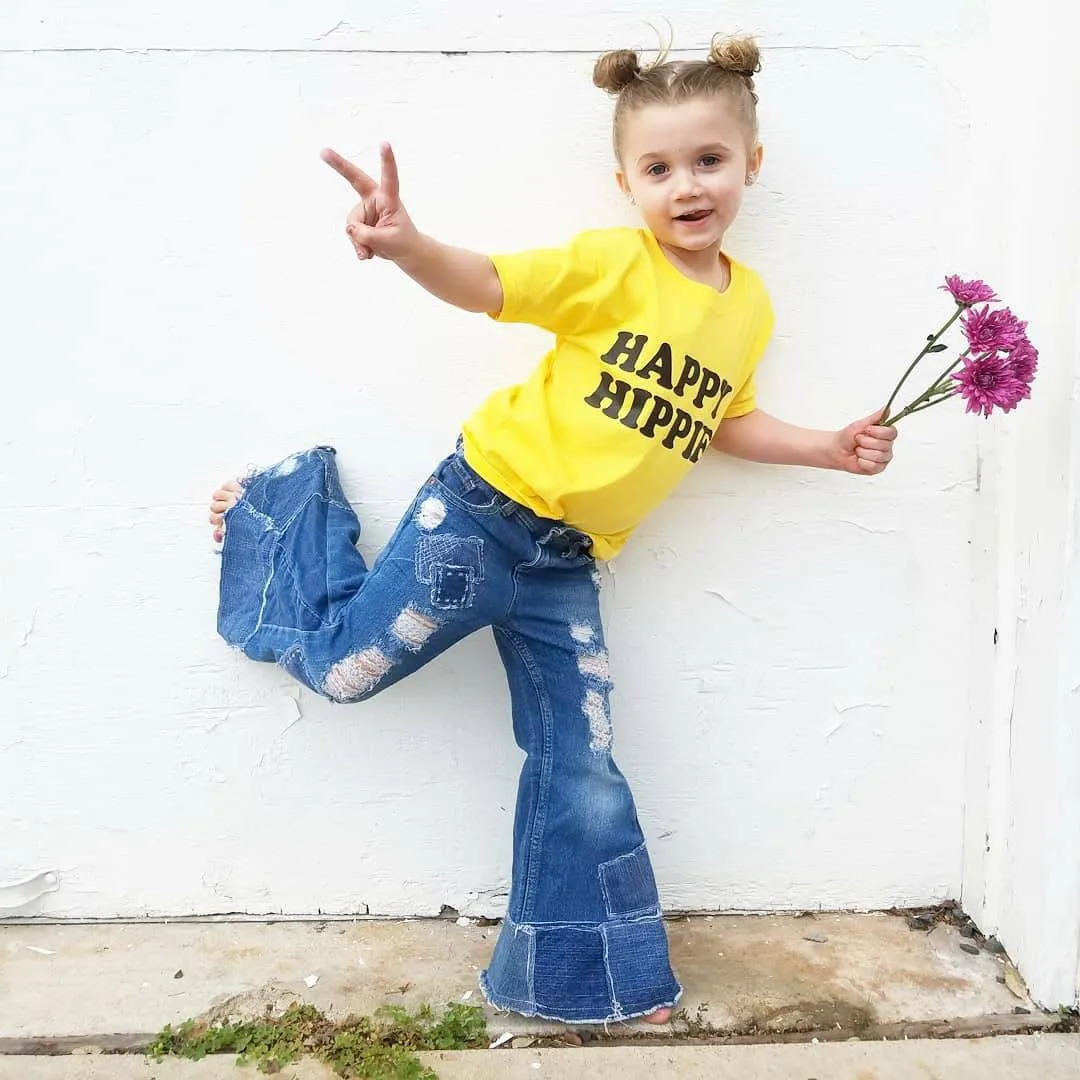 Happy Hippie - Kid's   Toddler Onesies and Tees