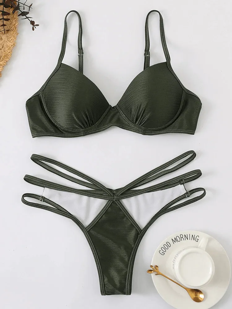 Hollow Out Bikini Set - Lightweight Summer Swim Set