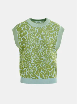 Homar Sleeveless Jacquard Top