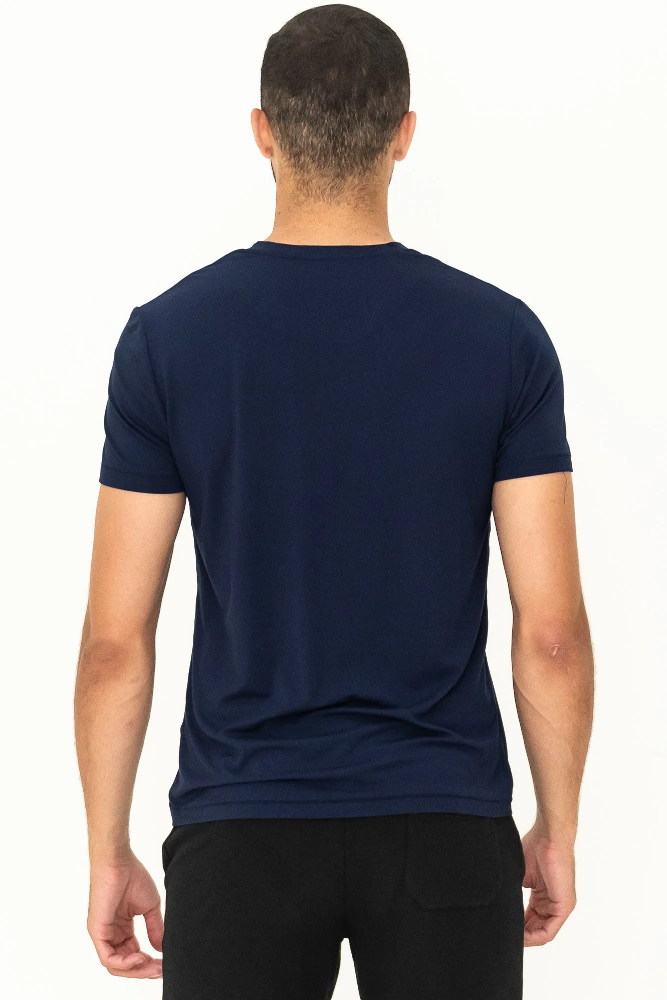 Huron V-Neck Bamboo Tee - Ink