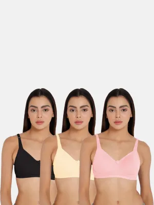 Intimacy Everyday Bra Combo Pack – Soft, Comfortable, and Supportive Bras for Daily Wear (ES21 - C67)