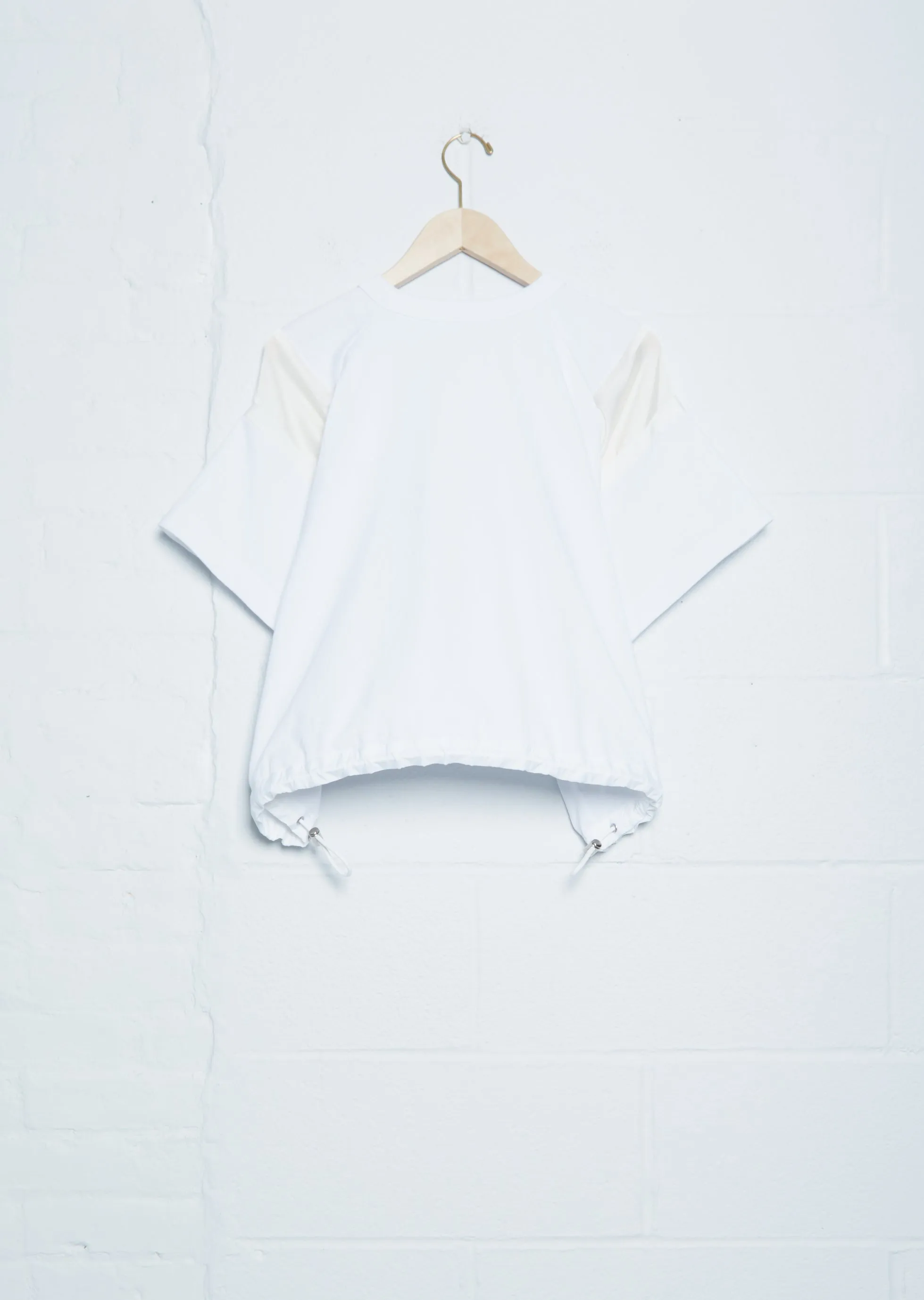 Jersey x Satin T-Shirt