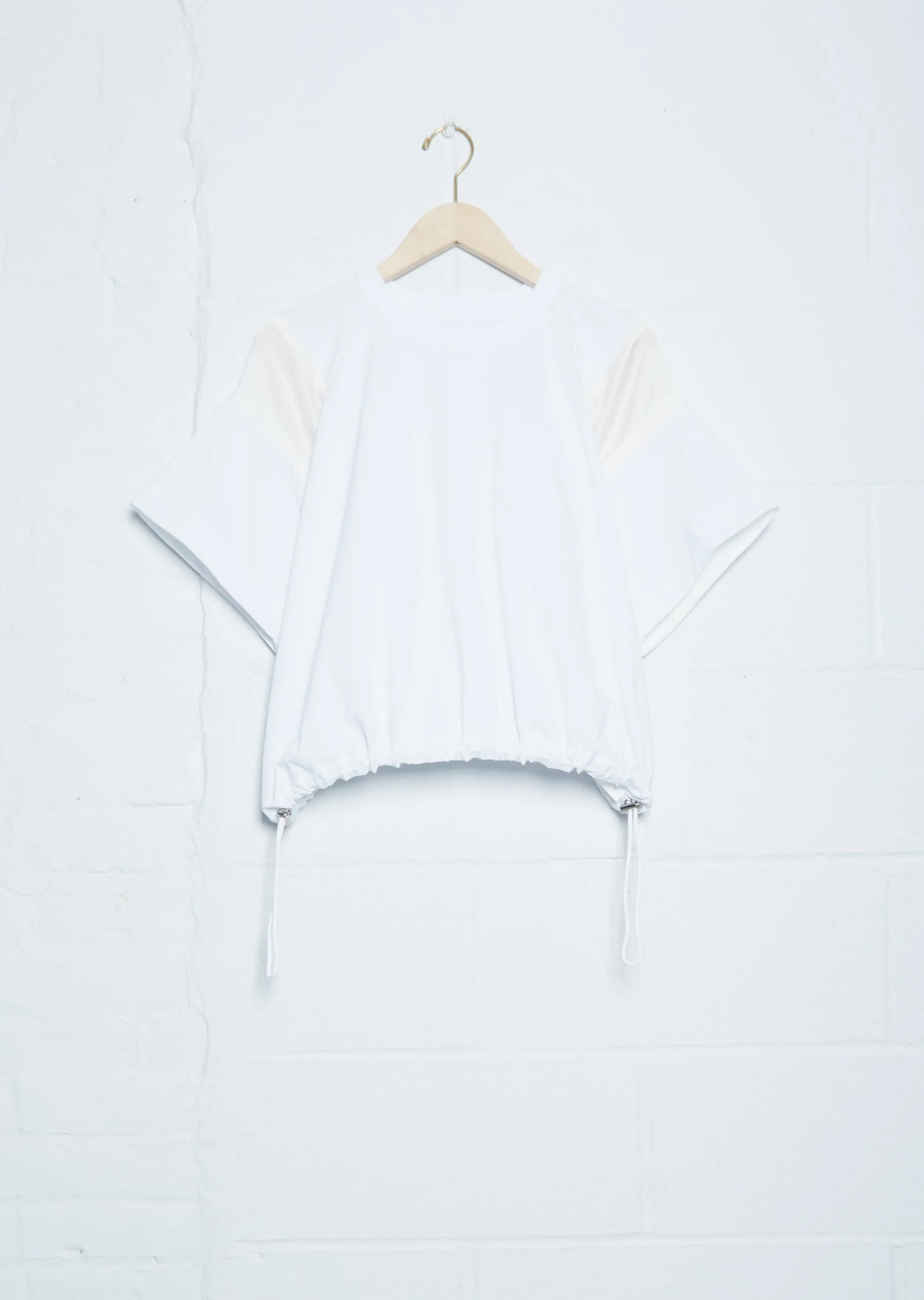 Jersey x Satin T-Shirt