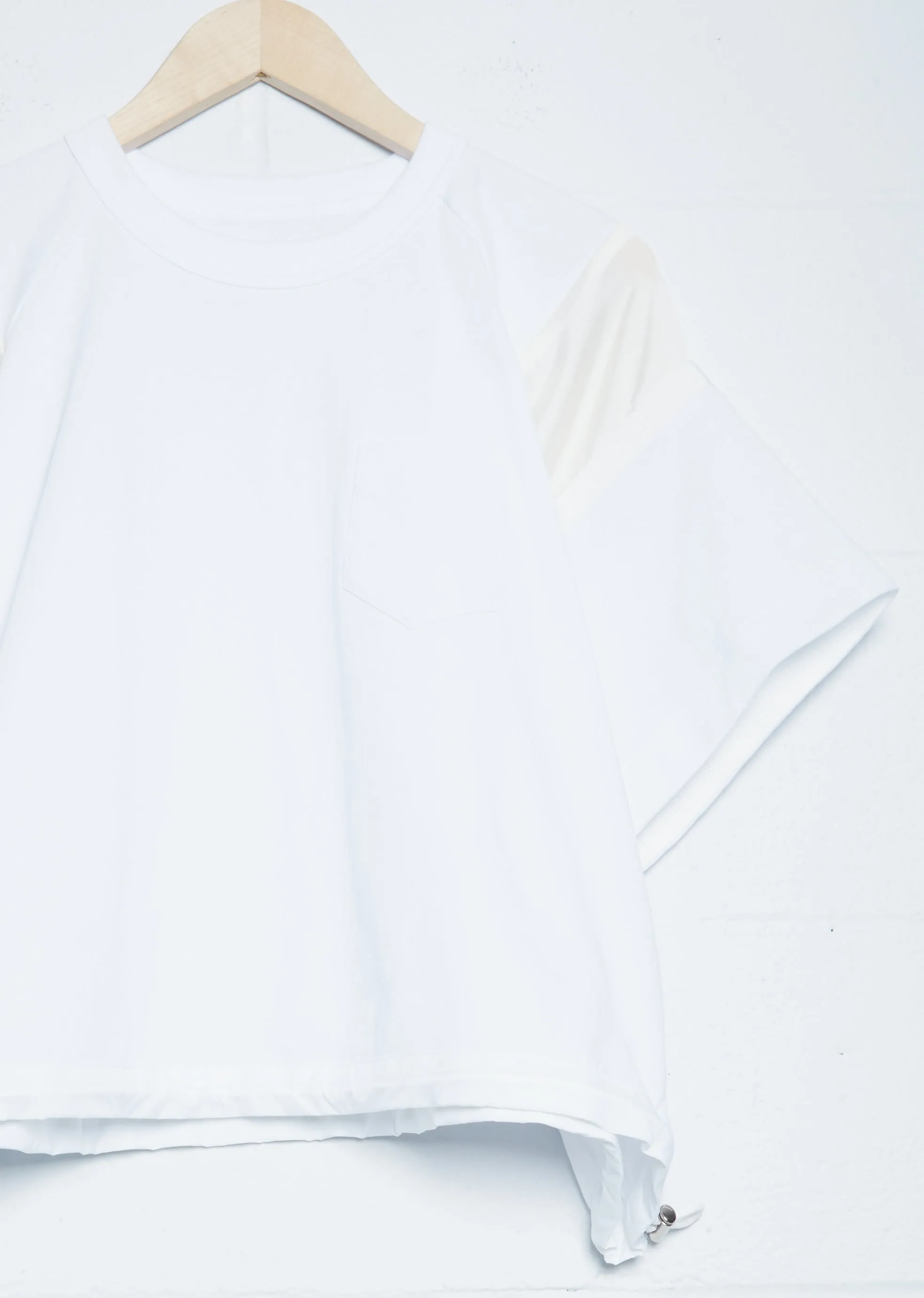Jersey x Satin T-Shirt