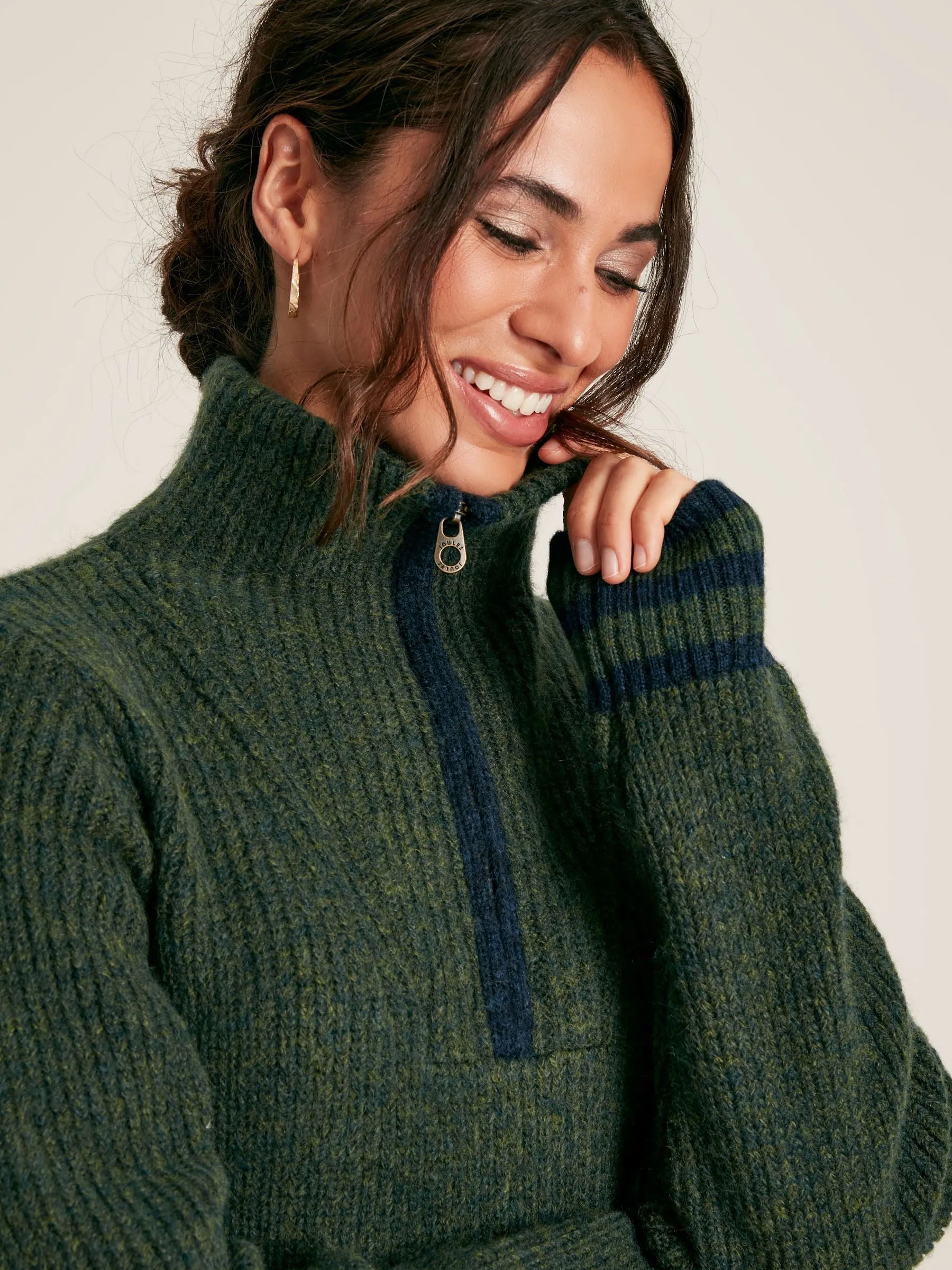 Joules Jada Quarter Zip Jumper