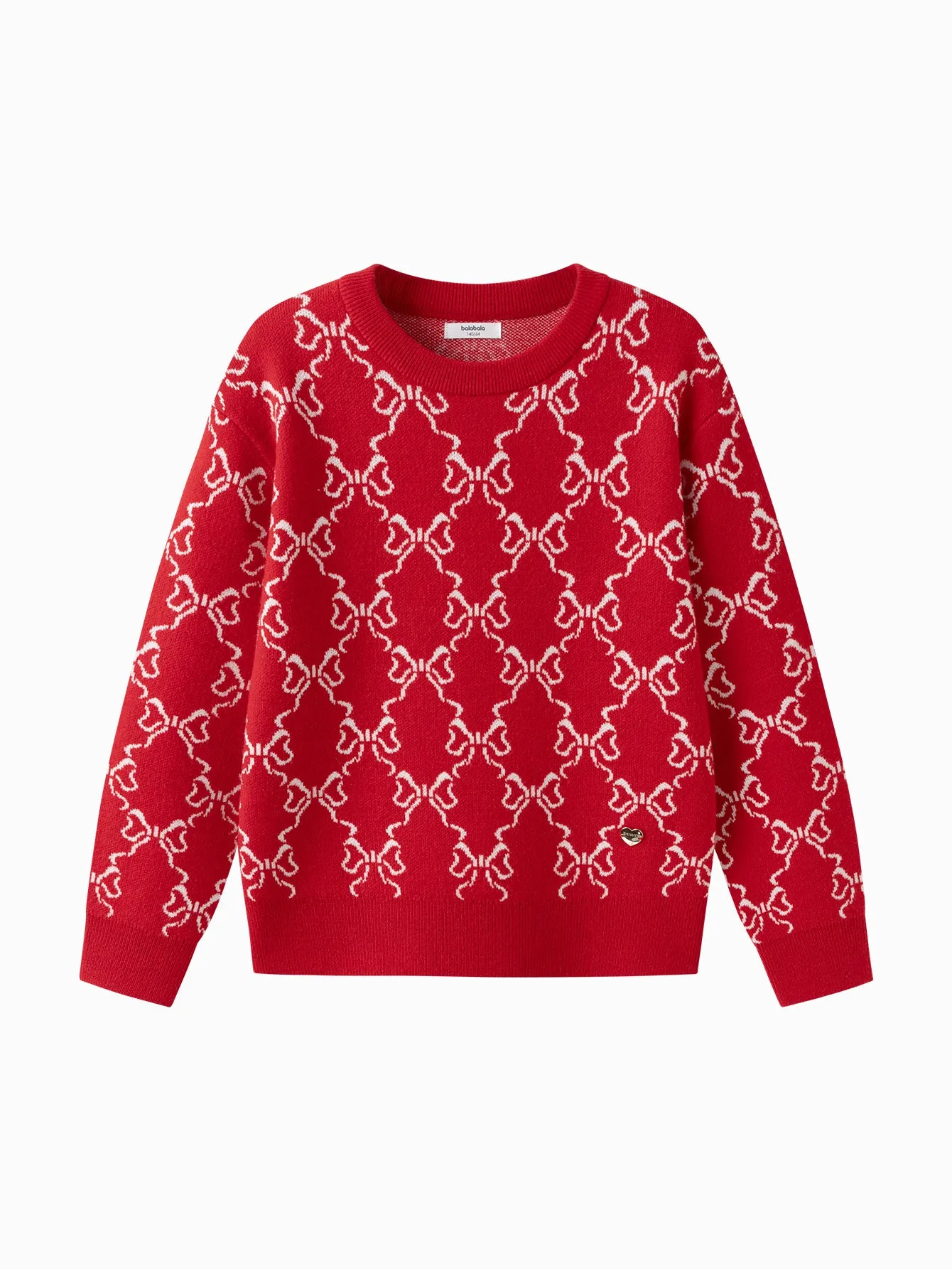 Knitwear 2025 Spring New Style Girl Round Neck Knitwear
