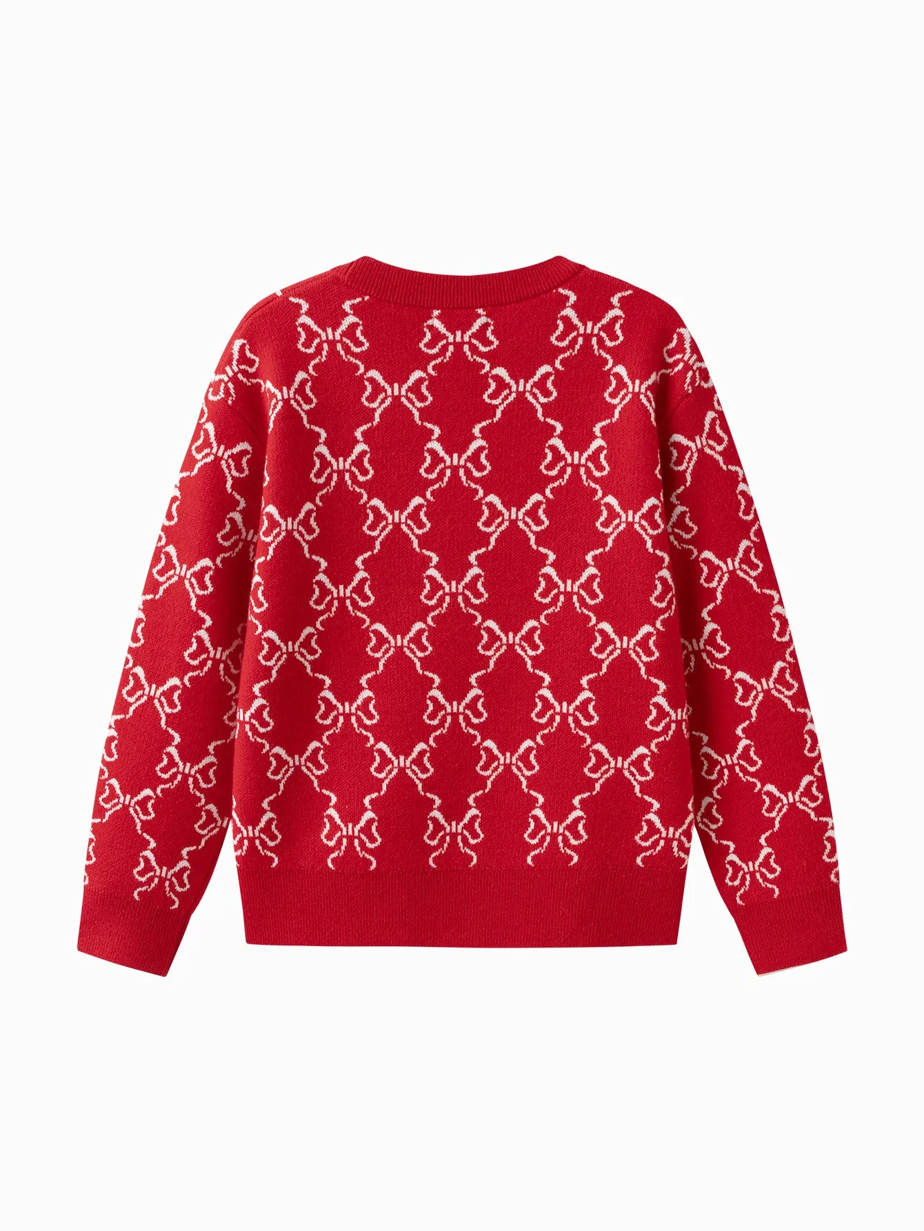 Knitwear 2025 Spring New Style Girl Round Neck Knitwear