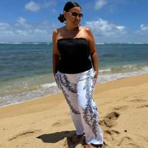MAILE WIDE LEG PANTS GREY
