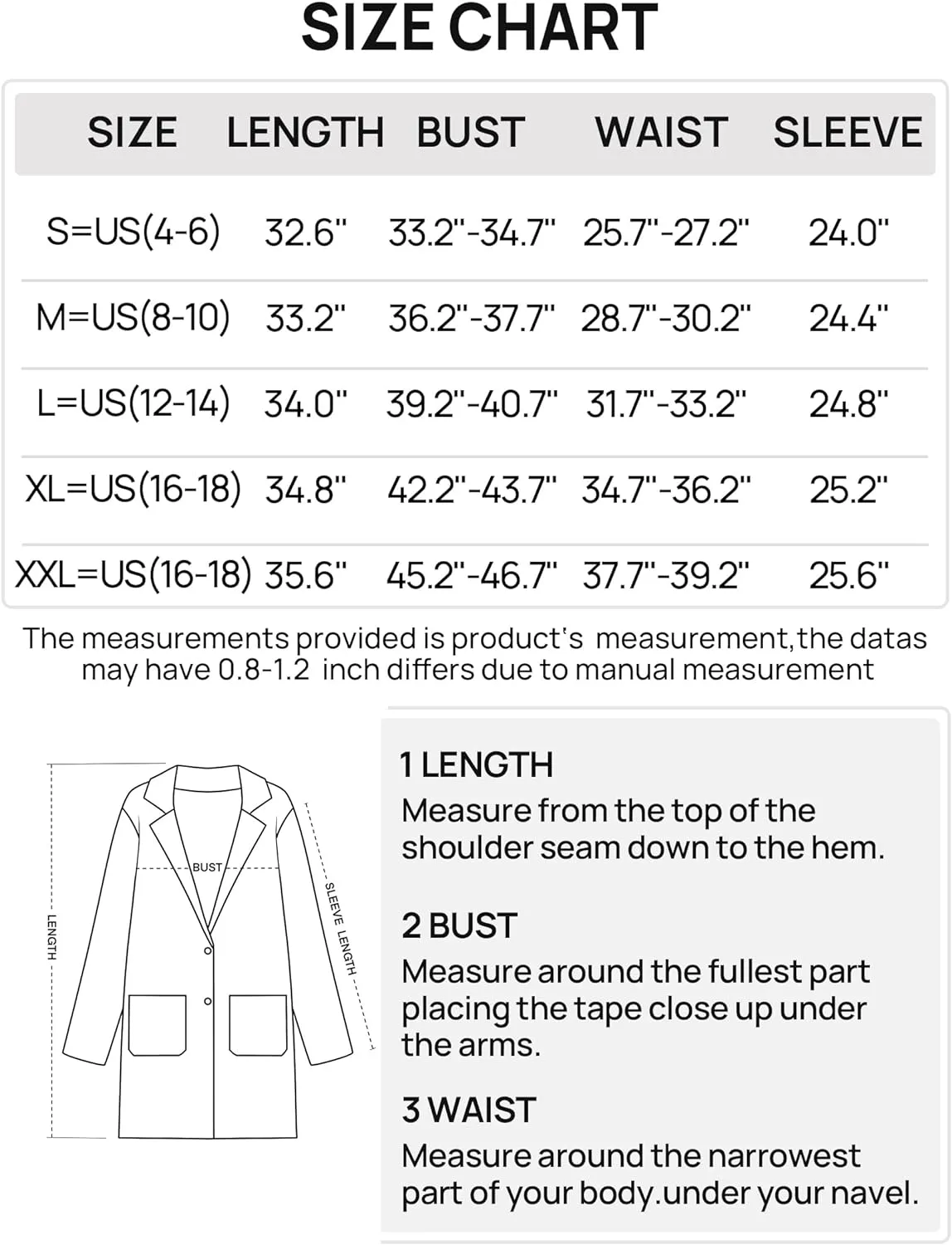 MEROKEETY Womens Open Front Cardigan Coat Long Sleeve Lapel Casual Knit Button Sweater Jackets with Pockets