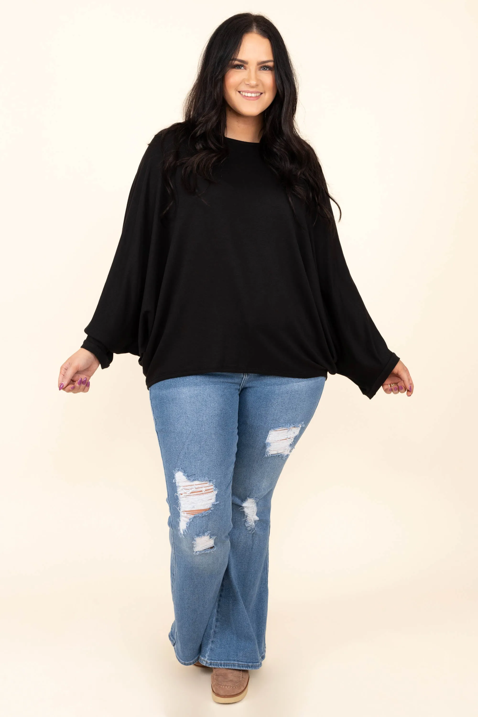 Never Out Of Reach Top, Black