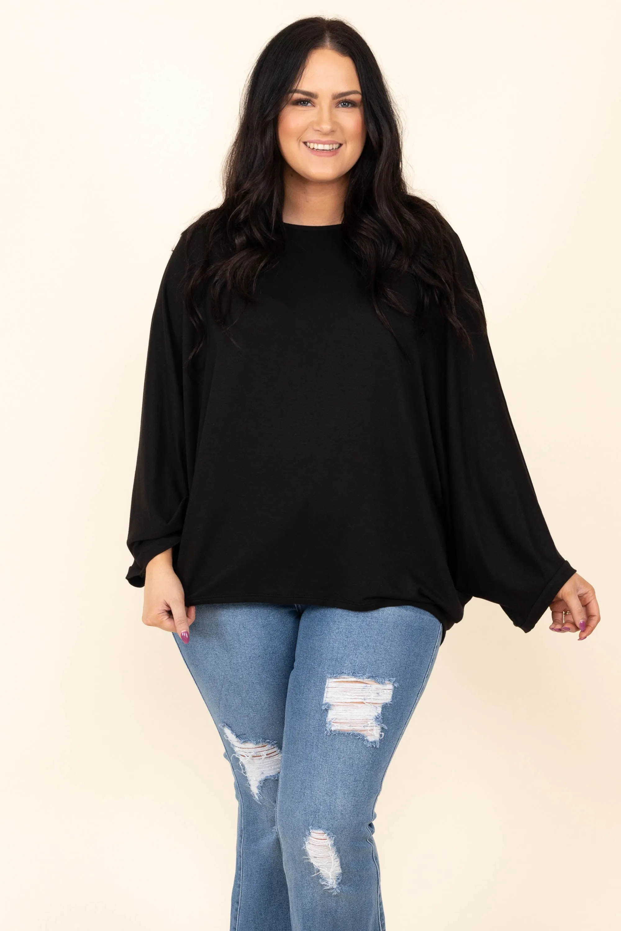 Never Out Of Reach Top, Black