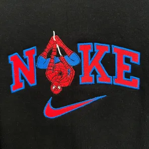 Nike Spiderman Embroidered Unisex Hoodie Hooded Sweatshirt