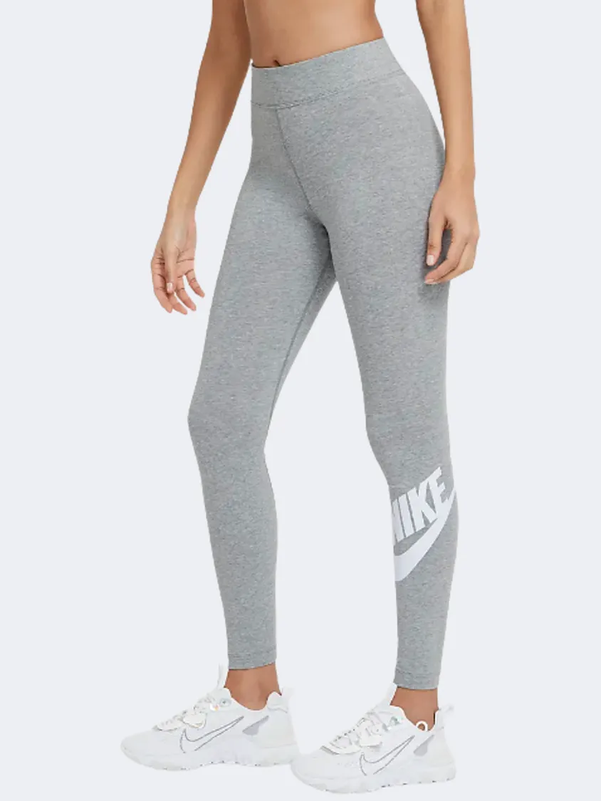 Nike Sportswear Essential Women Lifestyle Tight Grey/White