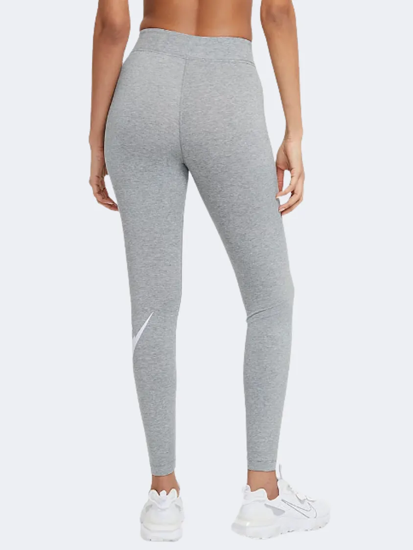 Nike Sportswear Essential Women Lifestyle Tight Grey/White