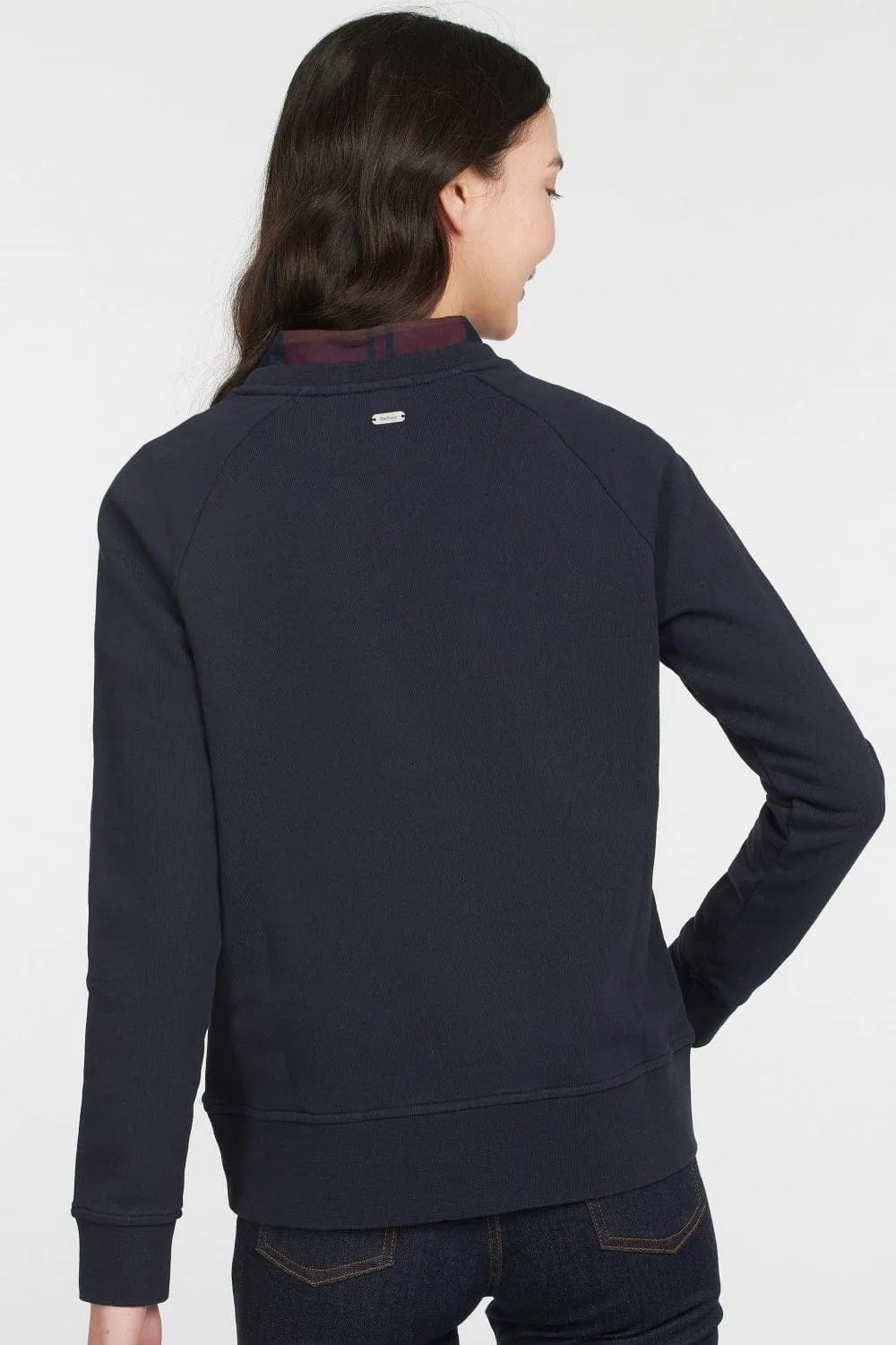 Otterburn Sweatshirt - Navy/Fuchsia