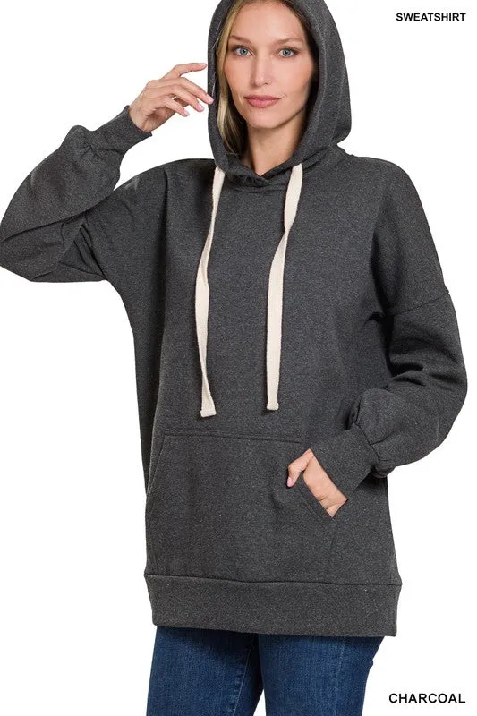 Oversized Basic Pullover Hoodie