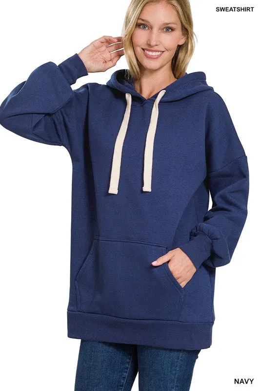 Oversized Basic Pullover Hoodie