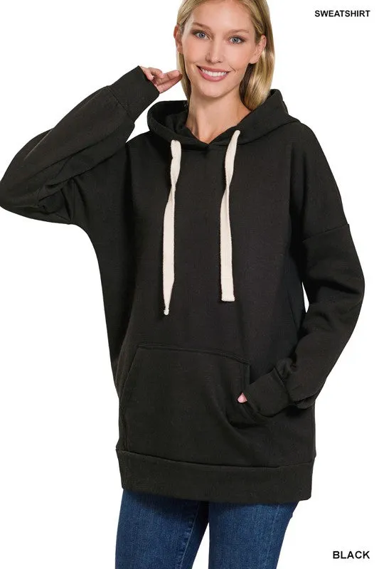 Oversized Basic Pullover Hoodie