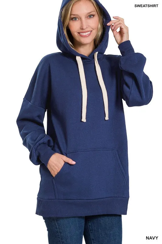 Oversized Basic Pullover Hoodie