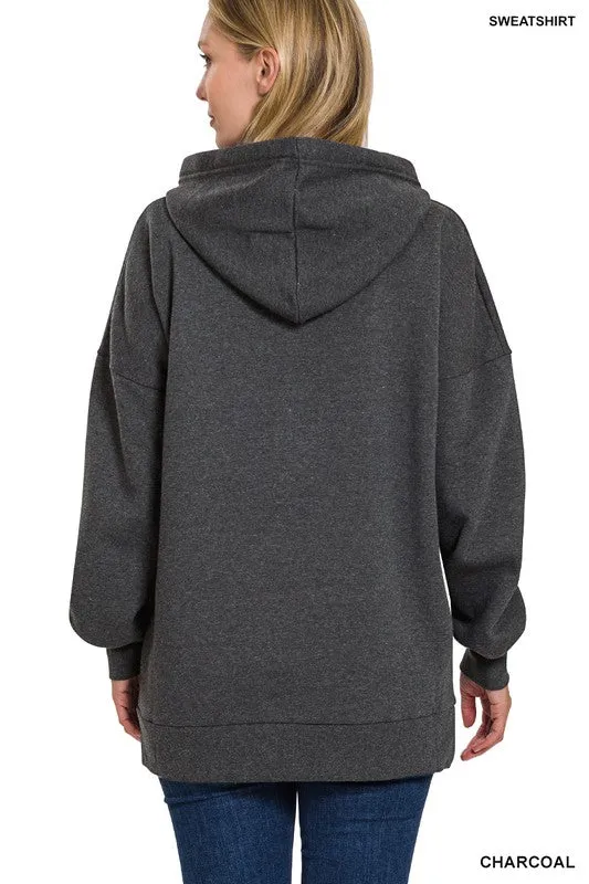Oversized Basic Pullover Hoodie