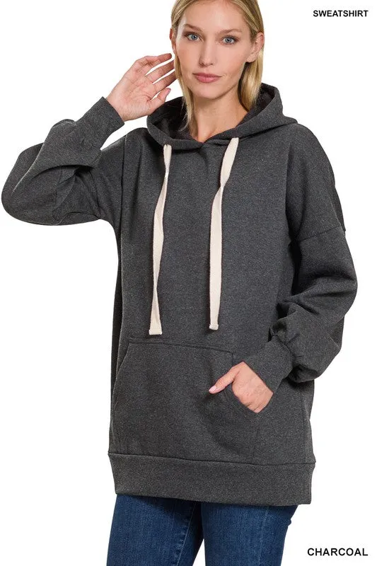 Oversized Basic Pullover Hoodie
