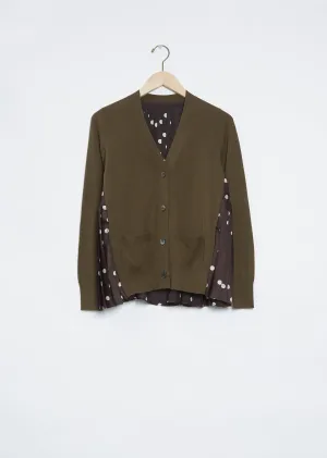 Polka Dots Knit Cardigan