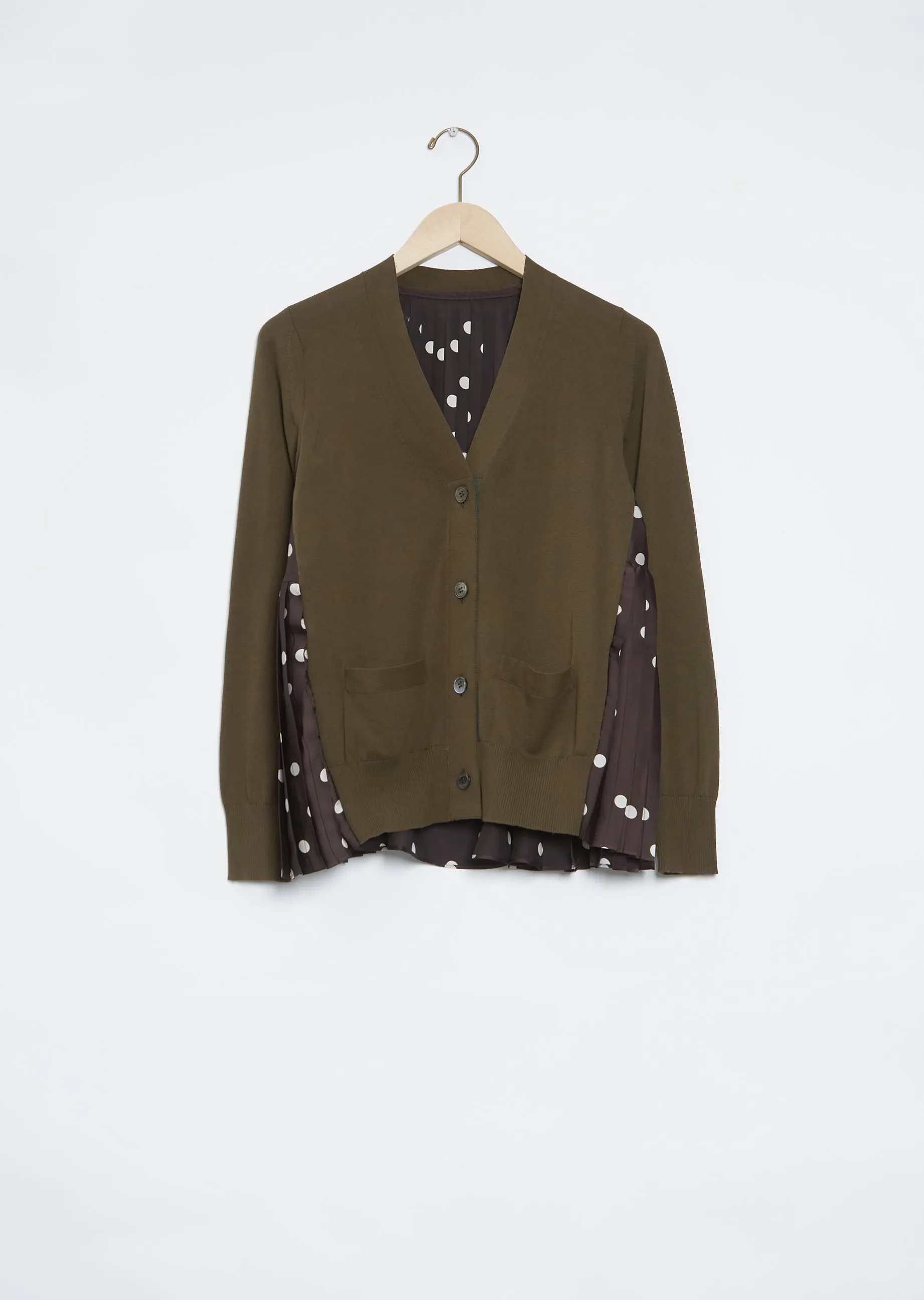 Polka Dots Knit Cardigan